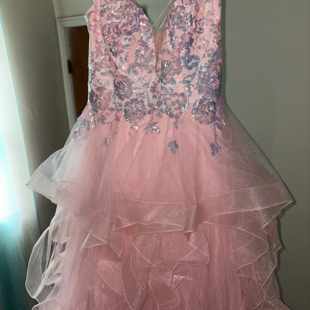 Elegant Pink prom Dress